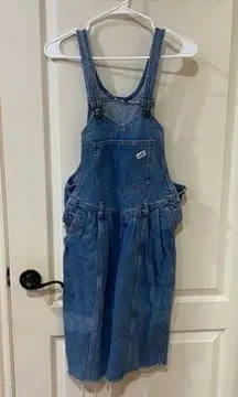 Guess by Georges Marciano Vintage 1980's Women's Denim Pleated Overalls Size‎ 1