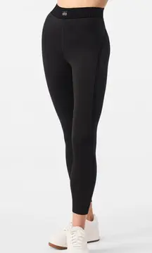 Alo Airlift High-Waist 7/8 Line Up Leggings Black Tights Sporty Skinny Pants XS