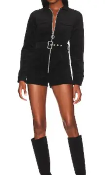 Superdown Charlotte Cord Romper Black size‎ Small