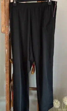 Oleg Cassini, black size large activewear pants