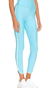 K-Swiss Eleven By Venus Williams Leggings Womens Small Ice Sky Blue Rollerskate