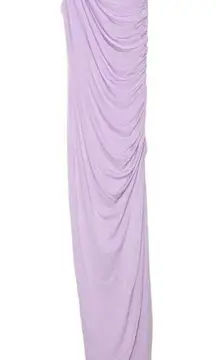 Nookie NWT Revolve Aria One Shoulder Gown Size Medium Lilac Purple