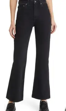 GANNI Betzy High Rise Black Flared Jeans Size 31