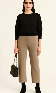 St. John Collection | Chevron Knit Wide Leg Knit Dress Pants Size 14 | EUC