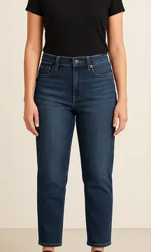 American Eagle Curvy Mom Jeans Size 10/30W Short NWT Dark Wash Stretch Denim