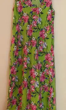 Flower Mid Length Dress 