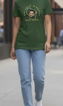 Gildan Green Bay “Our Coach Is Hotter” Graphic Tee — Medium