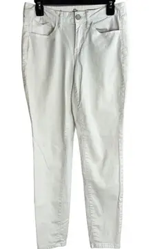 Authentic American Heritage White Perfectly Soft Embroidered Skinny Jeans Size 9