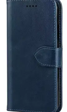 Brand New iPhone 12Pro Max Fashion Leather Card Holder Full Coverage Wallet Case Navy Blue