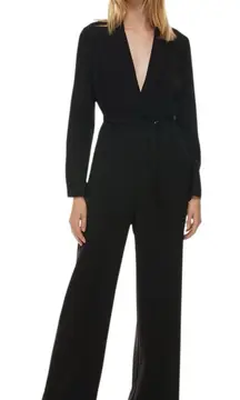 New Aritzia Babaton Innovator Black Straight Leg Jumpsuit‎ Size 4