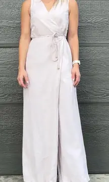 Rosetta Getty X RTR‎ Oatmeal Apron Jumpsuit Size 6