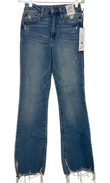 Joe's Women's Hi Rise Honey Curvy Cropped Bootcut Jeans Flawless Destroy 23- NWT