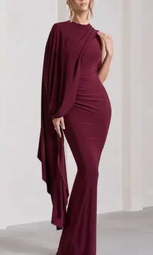 Burgundy Gown