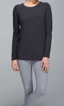 Lululemon find your zen‎ long sleeve pocket tee