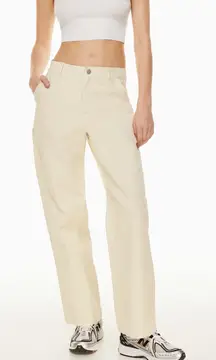 Aritzia TNA Greenwich Pant High Waisted Carpenter Twill Pants Relaxed‎ Utility