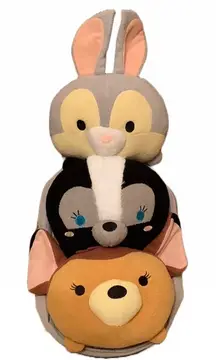 Bambi Thumper Flowers plush Tsum Tsum backpack NWOT