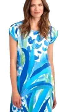 Capelton Road Dress Women Small Floral Cotton Short Sleeve T Shirt Mini‎ Boho