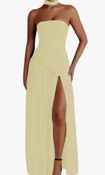 BRAND NEW maxi yellow dress