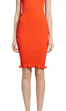 Sies Marjan Orange Sweater Dress Size Small Bodycon EUC‎