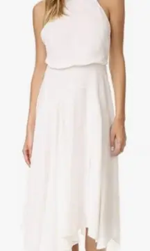 Halston Heritage white dress, size 0, open on one side
