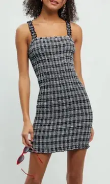 Volcom Seeriously Plaid Bodycon Dress size S new with tags