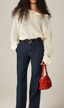 J.Crew Full-length slim-wide trouser jean Rinse Wash