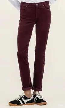 Kut from the Kloth Womens Jeans Red Size 12 BOYFRIEND  Catherine Corduroy Blend