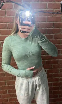 Gymshark Camo Long Sleeve Crop Top