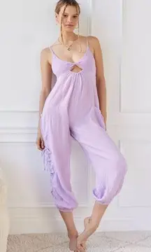 Urban Outfitters  Out From Under Astor Semi-Sheer Jumpsuit