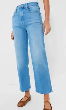NWT Mother The Rambler Zip Ankle Jeans Wash Going Dutch Size 33