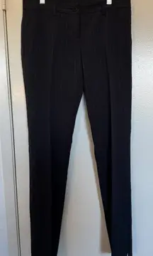 BCBG Maxazria Low Rise Pinstripe Trousers Size XS