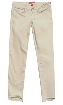 Lilly Pulitzer South Ocean Jeans Frayed Raw Hem Sz 2 Resort Preppy