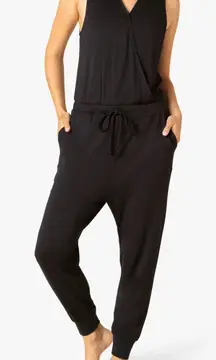 BEYOND YOGA Easy‎ Gather Slouchy Jumpsuit Black Small