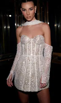 Eliya the label mini reception dress