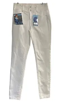 WAX JEANS Butt I Love You Push-Up Collection Skinny Size 9 White New With Tags‎
