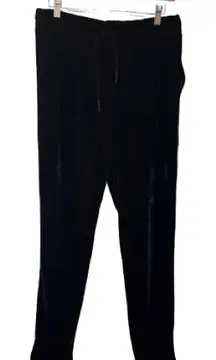 Dex Soft Velvet Pull On Elastic Draw String Pants Size M