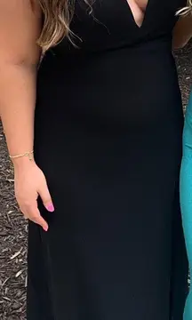 Daring Elegance Black Sleeveless Mermaid Maxi Dress