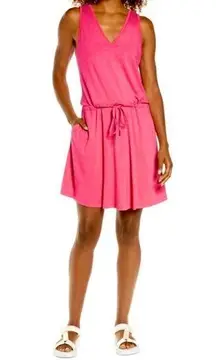 NEW Sweaty Betty Take It Easy Dress Size S Pink