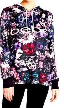 Floral Print Hoodie