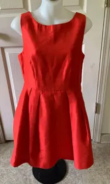 M  Red sleeveless Dress