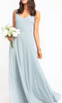 NWT Show Me‎ Your MuMu Jenn V-Neck Sleeveless Bridesmaid Maxi Dress Size MEDIUM