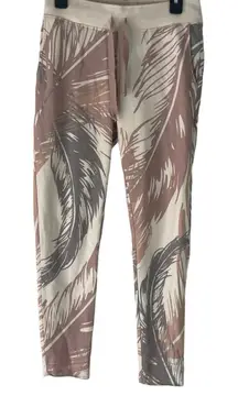 Juvia Women's‎ Size XS Tropical Pink Soft Loungewear Sweat Pants