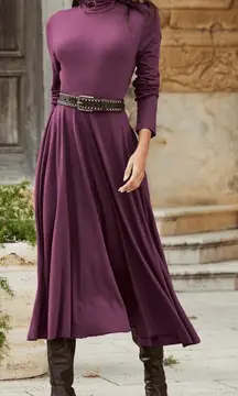 Peruvian Connection Ariana Dress Amethyst