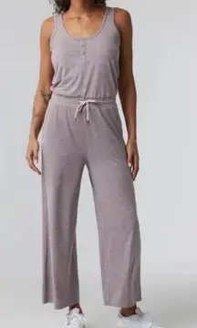 Vuori Jumpsuit Falls Sleeveless Cropped Wide Leg Medium