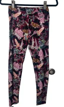 LulaRoe SZ OS monuments travel leggings