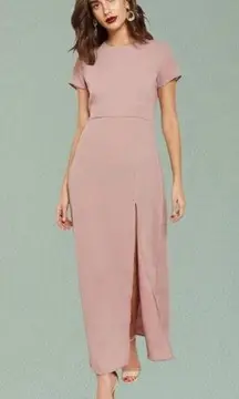 WYDLR Reunited Split Maxi Dress Mauve Medium