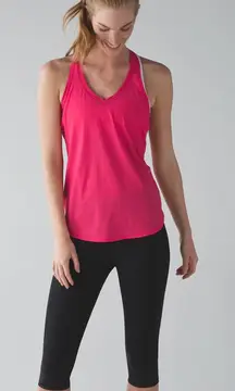 Lululemon Fast Lane Singlet Racerback Tank Top. Size: 4. Boom Juice.