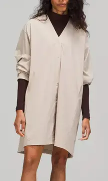 Lululemon Wovenair Snap Button Up Dress Sz 4