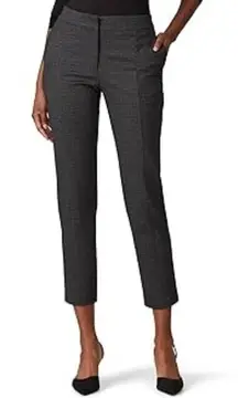 Thakoon Grey Patterned Slim Fit‎ Cotton Blend Dress Pants