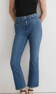 Madewell Kick Out Crop Jeans Size 24 in‎ Saywell Wash Front Yoke